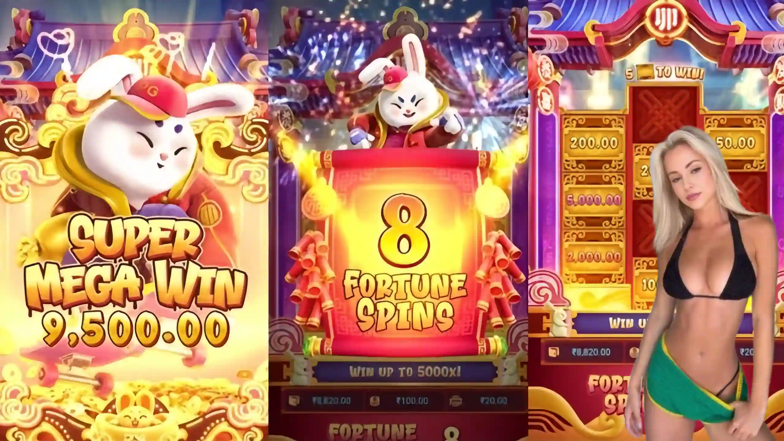 Wild Expansivo Fortune Rabbit bbgpg - Coelho Dourado que Expande